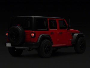 Jeep Wrangler JL Brake Light - Third - Raxiom - Axial Series LED - Smoked - `18-`23