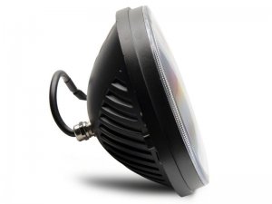 Jeep Wrangler JK LED Headlights - Raxiom - DRL - Blk Housing - Black - `07-`18