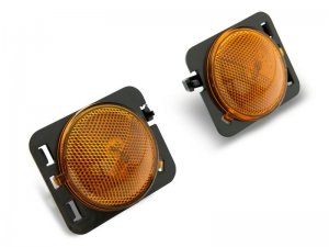 Jeep Wrangler JK Fender Marker Lights - Raxiom - Axial Series - Amber - `07-`18
