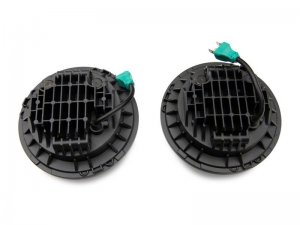 Jeep Wrangler JK LED Headlights - Raxiom - Black - `07-`18