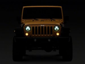 Jeep Wrangler JK LED Headlights - Raxiom - Green - `07-`18
