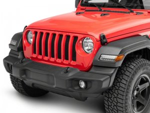 Jeep Wrangler JL Turn Signal Lights - Raxiom - Sequential LED Parking/Turn Signal - Chrome - `18-`23