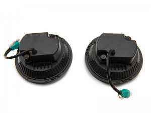 Jeep Wrangler JK LED Headlights - Raxiom - Black - `97-`18