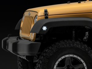 Jeep Wrangler JK Side Marker Lights - Raxiom - LED - Smoked - `07-`18