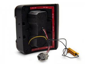 Jeep Wrangler JK LED Taillights - Raxiom - Axial Series Carver - Black Housing, Smoked Lens - `07-`18