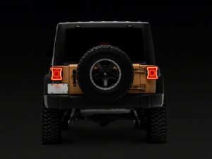 Jeep Wrangler JL Tail Lights - Raxiom - LED - Red - 0