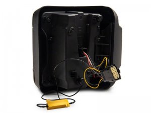 Jeep Wrangler JL LED Taillights - Raxiom - Axial Series Carver - Smoked Lens - `18-`23