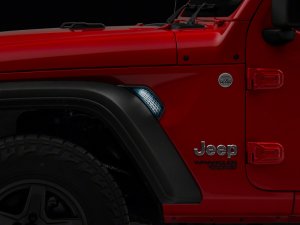 Jeep Wrangler JL Side Marker Lights - Raxiom - Axial Series - Smoked - `18-`23
