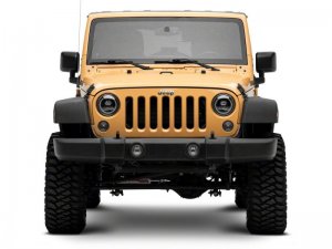 Jeep Wrangler JK LED Headlights - Raxiom - Axial Series 7-In Dragon Eye - Black - `07-`18