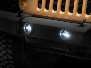 Jeep Wrangler JK Fog Lights - Raxiom - Axial Series LED - `07-`18