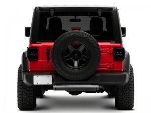 Jeep Wrangler JL LED Taillights - Raxiom - Axial Series Linear - Black Housing (Smoked Lens) - `18-`23
