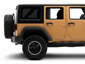 Jeep Wrangler JK Tail Lights - Raxiom - Trident LED - Smoked - `07-`18