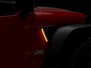 Jeep Gladiator Fender Vent Lighting - Raxiom - LED with DRL and Turn Signal - `18-`23