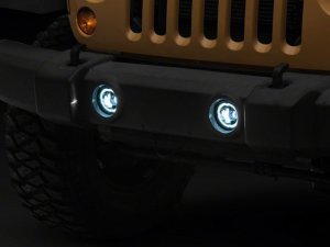 Jeep Gladiator Fog Lights - Raxiom - Axial Series Angel Eye LED - `18-`23