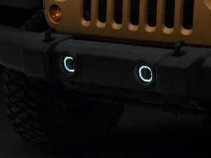Jeep Gladiator Fog Lights - Raxiom - Axial Series Angel Eye LED - `18-`23