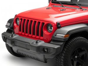 Jeep Gladiator LED Headlights - Raxiom - Axial Series 9-Inch Angel Eye - Black - `18-`23
