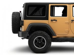 Jeep Wrangler JK LED Tail Lights - Rear - Raxiom - Axial Series - Black - `07-`18