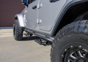 Jeep Wrangler JL NFB RKR Rails - N-Fab - Gloss Black - `18-`24