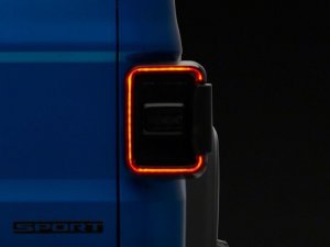 Jeep Gladiator Taillights - Rear - Raxiom - Factory Halogen LED, Black Housing - Smoked - `20-`23