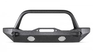 Jeep Wrangler JK Front Bumper - Front - Body Armor 4x4 - Mid Stubby - Black - `07-`18