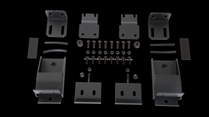 Jeep Wrangler JK Roof Rack Mount Kit - Body Armor 4x4 - `07-`18