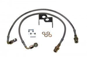 Jeep Wrangler JK Brake Hose - Skyjacker - Stainless Steel Braided - `07-`10
