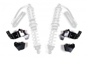 Jeep Wrangler JK Coilover Conversion Mounting Brackets - Rear - JKS Manufacturing - Black - `07-`18