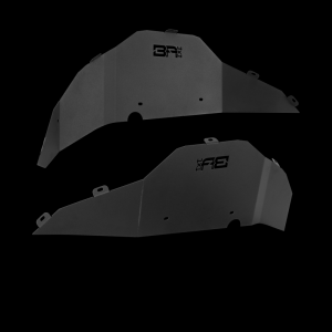 Jeep Wrangler JL Fender Liners - Rear - Body Armor 4x4 - Black - `18-`21