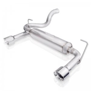 Jeep Wrangler JL Axle Back Exhaust System - Rear - Stainless Works - Factory Connect - 3.6L - 2018
