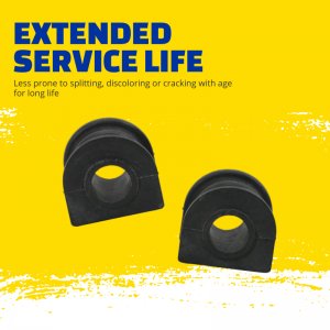 Jeep Wrangler JK Sway Bar Bushings - Rear To Frame - Moog - `07-`17