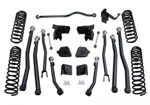 Jeep Wrangler JK Lift Kit - Superlift - 4in Long Arm Kit - Fox RES Shocks - `07-`18