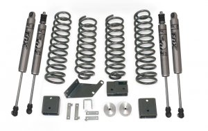 Jeep Wrangler JK Coil Lift Kit w/FOX Shocks - Maxtrac - 2.0 Perf - `07-`18