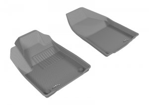 Jeep Cherokee Floor Liners - Front - ACE Kagu - Gray
