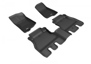 Jeep Wrangler JL Floor Liners - Combo - ACE Kagu - Black