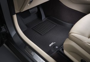 Jeep Grand Cherokee Floor Liners - Front - ACE Kagu - Black