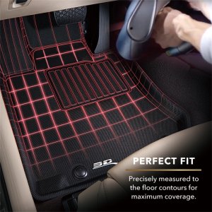 Jeep Wagoneer Floor Liners - Rear - ACE Kagu - Black
