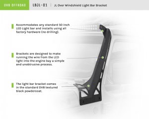 Jeep Gladiator - DVE Light Bar Mounts