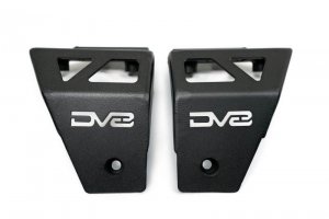 Jeep Gladiator Light Bar Mounts - Cowl - DV8 Offroad - Cowl Light Bar Bracket - Black - `20-`22
