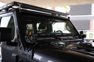 Jeep Gladiator Light Bar Mount - DV8 Offroad - Low-Profile - Black - 2018