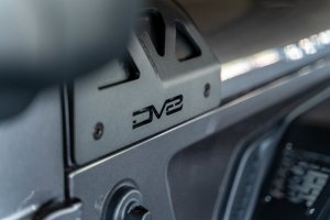 Jeep Gladiator Light Bar Mounts - A-Pillar - DV8 Offroad - Dual Light Pod - Black - 2018