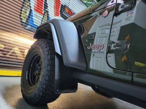 Jeep Gladiator Mud Flap - Rally Armor - UR Series - Black/Grey - `19-`24