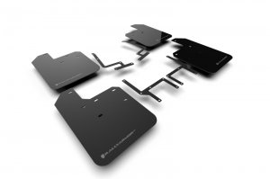 Jeep Wrangler JL Mud Flap Kit - Rally Armor - UR - Black - `18-`22