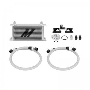 Jeep Wrangler JK Oil Cooler Kit - Mishimoto - Silver - 3.8L - `07-`11