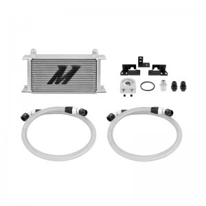 Jeep Wrangler JK Oil Cooler Kit - Mishimoto - Silver - 3.8L - `07-`11