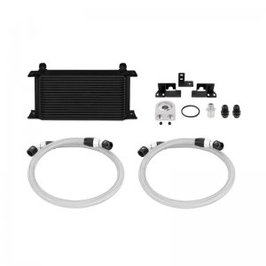 Jeep Wrangler JK Oil Cooler Kit - Mishimoto - Black - 3.8L - `07-`11