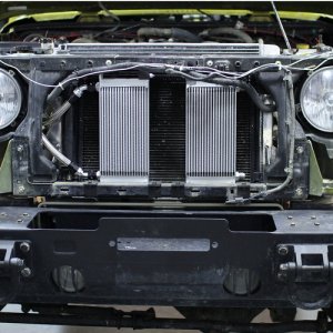 Jeep Wrangler JK Oil Cooler Kit - Mishimoto - Black - 3.8L - `07-`11