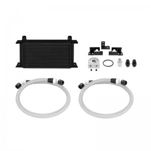 Jeep Wrangler JK Oil Cooler Kit - Mishimoto - Black - 3.8L - `07-`11