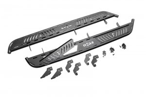 Jeep Gladiator Running Boards - N-Fab - Roan - Textured Black - `18-`24