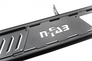 Jeep Gladiator Running Boards - N-Fab - Roan - Textured Black - `18-`24