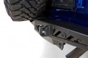 Jeep Wrangler JL Rear Bumper - Rear - Addictive Desert Designs - Stealth Fighter - Hammer Black - `18-`23